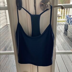 Koral Navy Blue Strappy Tank Top